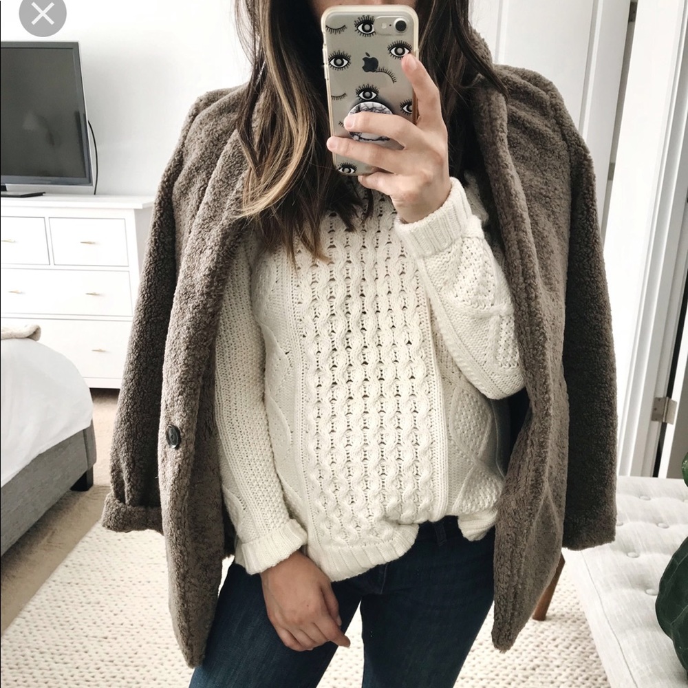 Banana Republic Teddy Blazer Coat